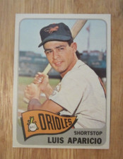 Luis Aparicio 1965 Topps #410 Trading Card MLB Baseball Baltimore Orioles