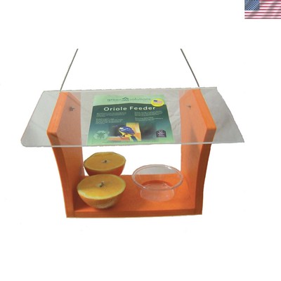 Oriole Nectar and Jelly Feeder - 7.63'' Hanging Feeder for Backyard Beauty