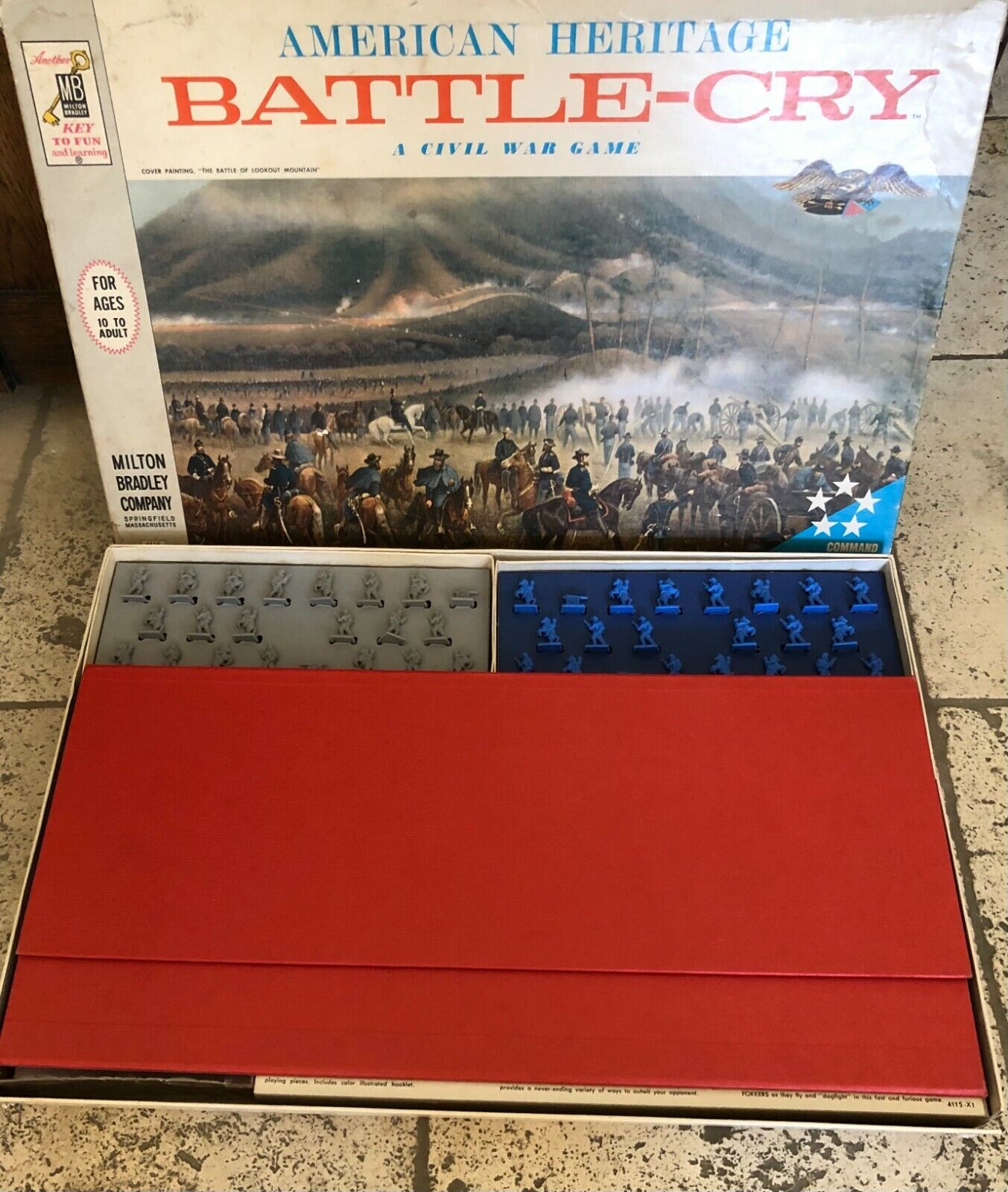 Battle Cry Milton Bradley American Heritage Vintage Board Game Civil War  #29