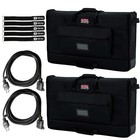 (2) Gator G-Lcd-Tote-Md Medium Padded Lcd Transport Bags