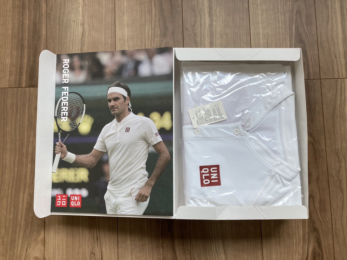 Uniqlo Roger Federer RF 2018 Wimbledon Size:JPN L Shirt Short Sock
