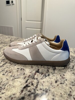 Vince Camuto Men`s Size 13 Kooper Fashion Sneaker White Beige casual