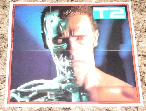 Topps Terminator 2 T-2 Complete 44 sticker card set. - Picture 2 of 2