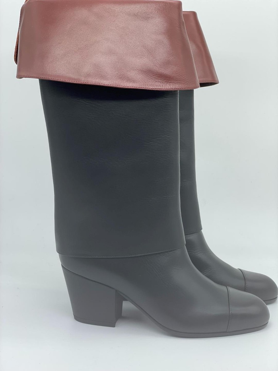 CHANEL 38ハーフ One-piece swimsuit Chanel Black size 38 FR in Polyamide - 42493736