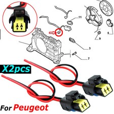 2X Temperaturf&uuml;hler F&uuml;hler Sensor Stecker F&uuml;r Peugeot 107 206 207 208 307 308 CC