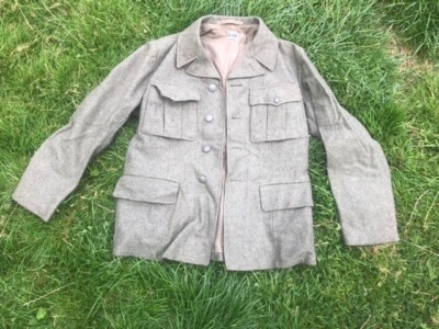 Vintage Deutsche Küstenartillerie Jacke. Reenactment Kopie, um 1970/80 er Jahre
