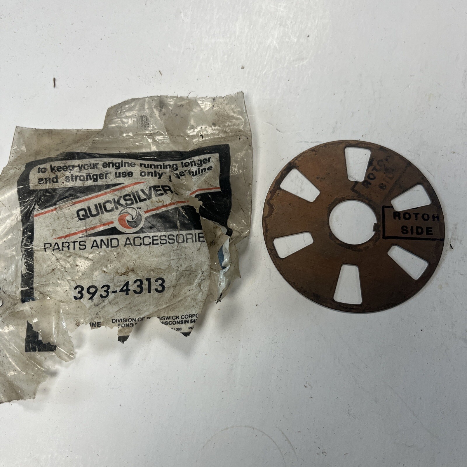 NEW Mercury Quicksilver Trigger Disc 393-4313. Genuine OEM #20 | eBay
