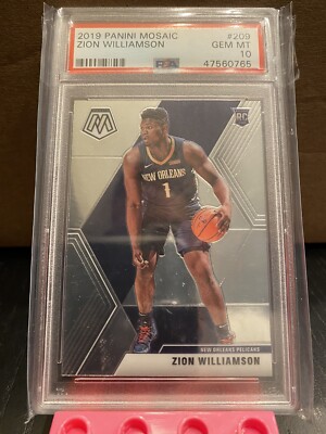 その他 2019 Mosaic Zion Williamson RC PSA10 2019-20 Panini Mosaic #209 Zion Williamson RC Rookie PSA 10 GEM
