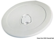 LARGE ROUND BOAT INSPECTION HATCH MANHOLE COVER WHITE 325 mm INSPWH325