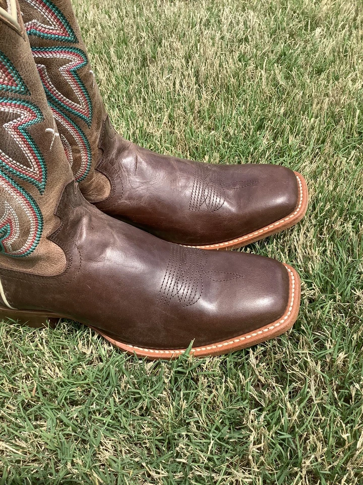 MUJERES NUEVAS Twisted X NUEVAS SIN CAJA RANCHER PUNTERA CUADRADA Botas TALLA 9M, Foto 3 de 4