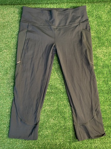 lululemon blue/green leggings size 10 