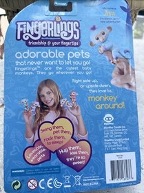 WowWee Fingerling Ava Toys R Us Exclusive blue Baby Monkey. Factory Sealed.