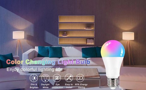 LED Color Changing Light Bulb Remote Control 3W E27 RGB+Daylight White Decorate - Picture 17 of 22