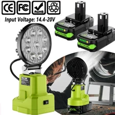 For Ryobi 18V P108 P105 8.0Ah Lithium-Ion Battery/Cordless LED Work Light