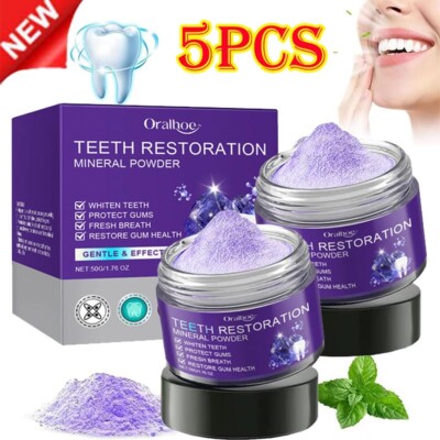 Dental Restoration Mineral Powder, Mineral Tooth Powder, Teeth Whitening HOT US~