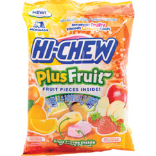 Morinaga Hi-Chew Plus Fruit Tangerine Orange Apple Strawberry Chewy Candy 2.8 oz