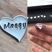 Personalised Pet Name Floating Charm Heart, Add to Living Memory Glass Locket