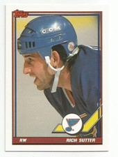 RICH SUTTER 1991-92 TOPPS CARD FLAWLESS CONDITION