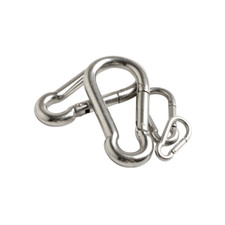 304 Edelstahl Karabiner Druckknopf Haken Verriegelung Standard Karabiner M4-M14