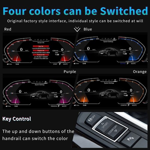 For BMW 3 Series E90/E91/E92 2005-2012 11inch LCD Instrument Cluster Speedometer - Picture 6 of 12