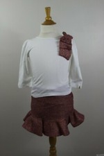JANIE AND JACK 4/5 girls matching skirt and top