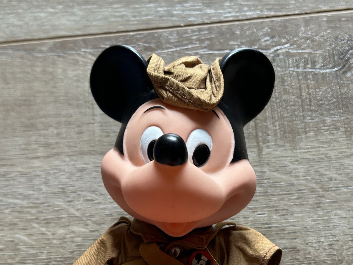 Vintage Durham Mickey Mouse Walt Disney Productions Safari Posable