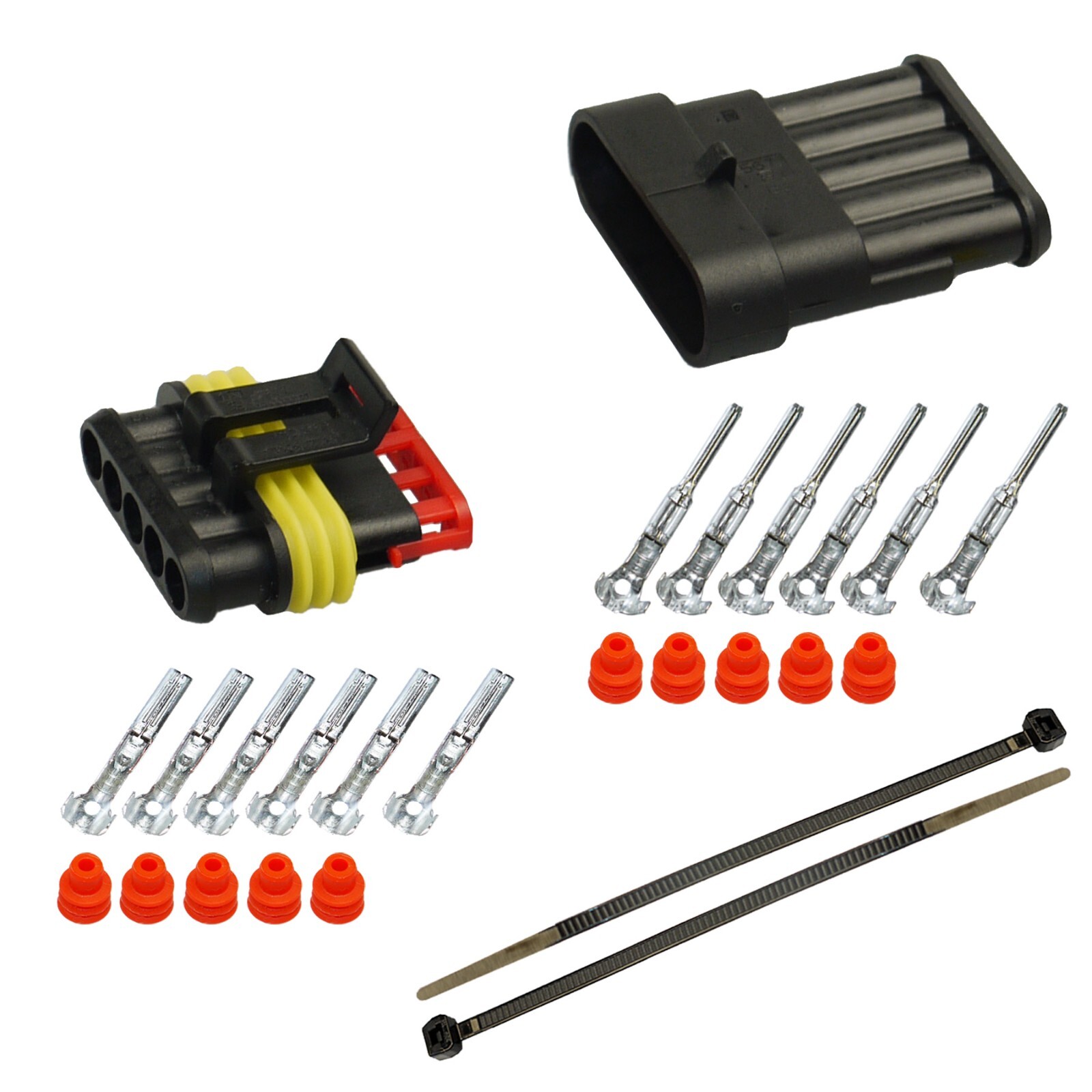 Amp Superseal Spina Set 2-polig 2 Pin 1,50 -2, 50 Auto, Nave - Foto 12