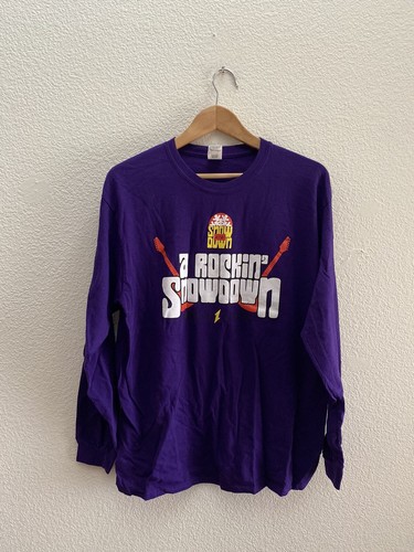 Snowdown 2020 A Rockin' Snowdown Durango Colorado Purple Shirt Men's Large