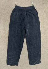 Saint Germain RAYON Pants Paris Vintage gray PETITE Small Women's USA-Made
