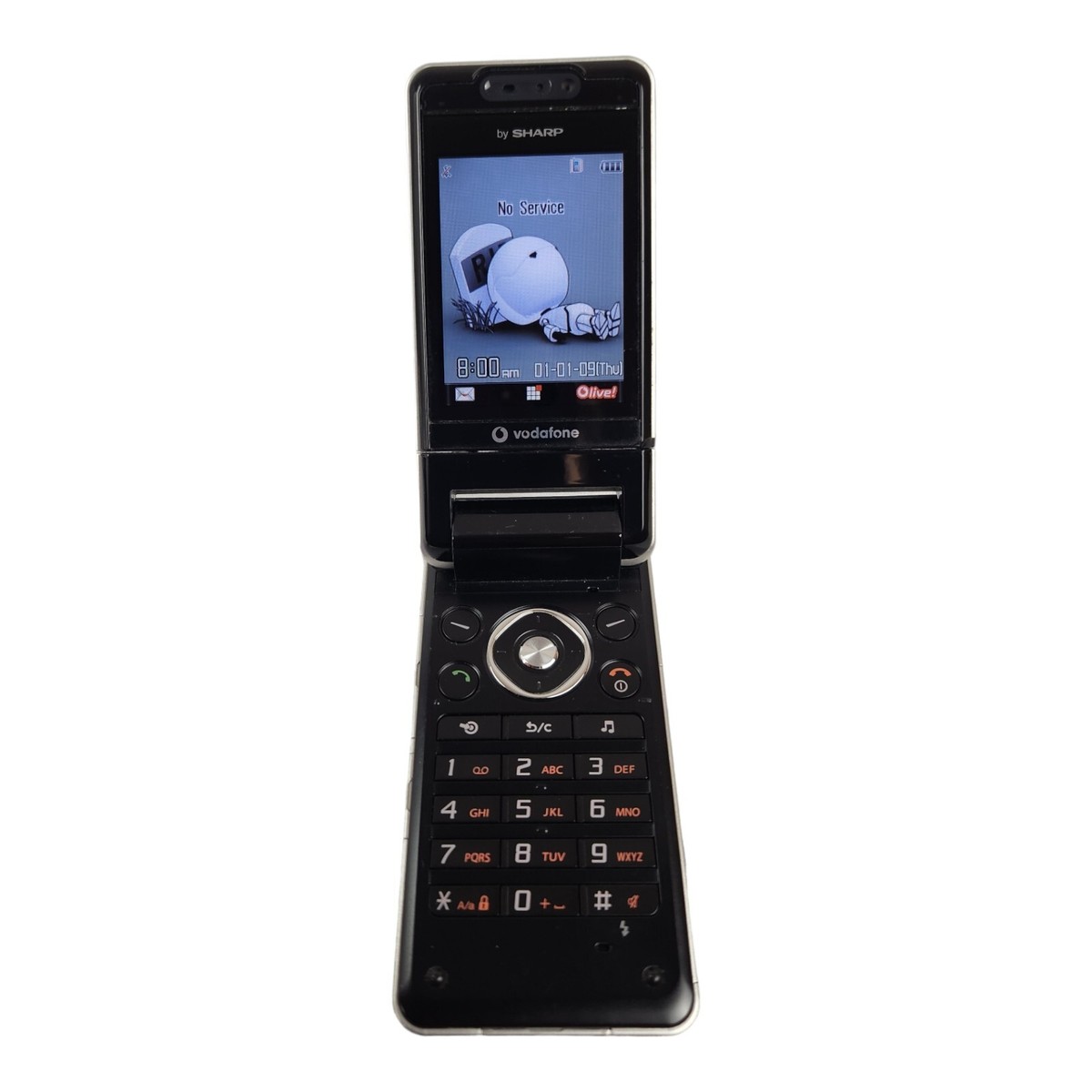 Vodafone　903SH美品 Rare SHARP Vodafone 903SH BLACK SX833 FW Unlocked 3G Flip