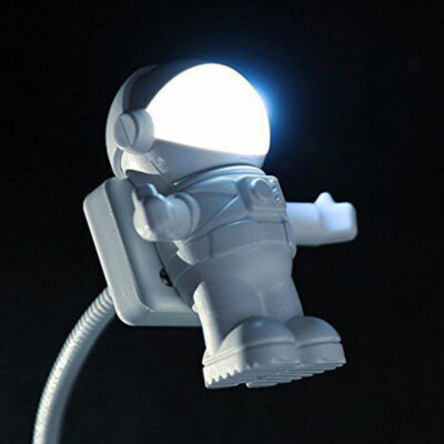 Kreatives energiesparendes Astronaut Spaceman USB LED einstellbares Nachtlicht
