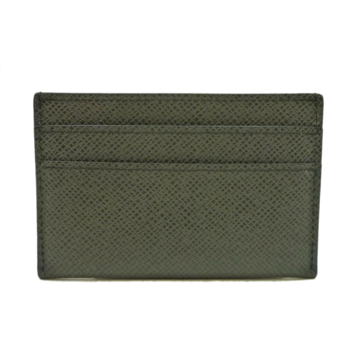 Double Card Holder Taiga Leather - Men - Small Leather Goods