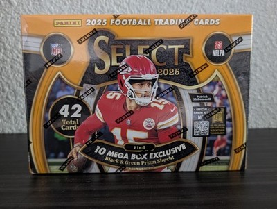 2025 PANINI SELECT FOOTBALL MEGA BOX | TARGET EDITION | 42 CARDS