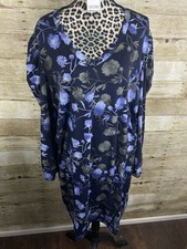 LuLaRoe AVA Womens Size 3XL V-Neck Long Sleeve Dress NWT