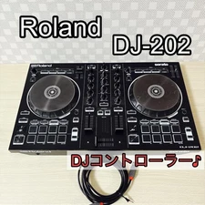 Roland DJ-202 DJ Controller Serato-Compatible USB MIDI Unit Tested Japan