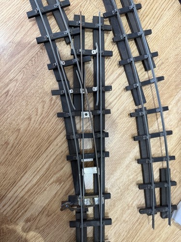 2 Rail Wooden Sleeper O Gauge Track Bassett Lowke Leeds points - Picture 2 of 3
