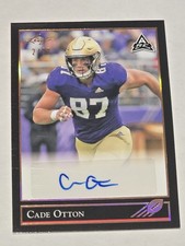 Cade Otton 2021 Leaf Autograph Rookie Card #BG-CO2 2/99. rookie card picture