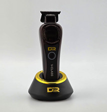 DR Pro V-CLASS Vector Motor Cordless Trimmer w/ Charging Stand Black/Gold