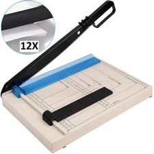 Paper Cutter,Paper Trimmer with Guard,12" Cut Length Guillotine Paper Cutter⭐⭐⭐