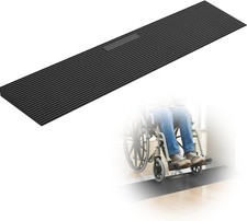 Rubber Door Threshold Ramp 30mm Rise Wheelchair Scooter Ramp 90cm Cut To Fit