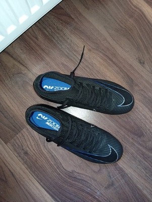NIKE AIR ZOOM Mercurial Vapor 15 Academy - Schwarz/Blau Fußballschuhe Größe 39