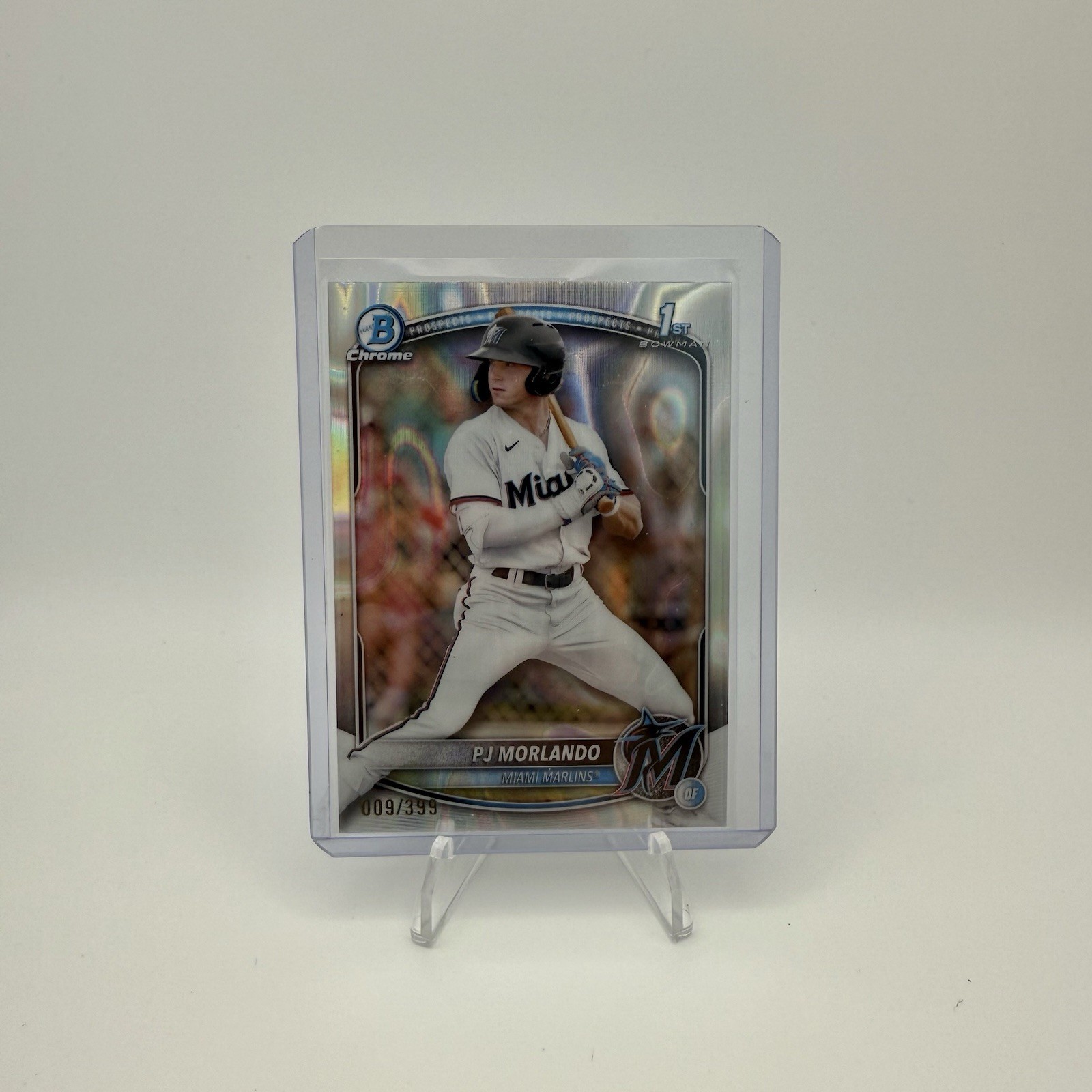 2025 Bowman - Chrome Prospects PJ Morlando #BCP-91 Lava Refractor /399 (RC)