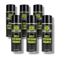 LiME LiNE Self-Etching Primer - Professional Primer for Bare Metal - Pack of 6