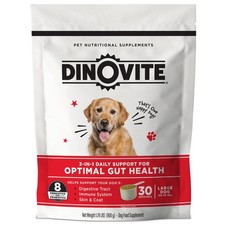 Dinovite Probiotic Supplement for Dogs - Large 45 lbs , 30 Day Supply