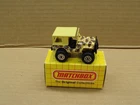 VINTAGE MATCHBOX MB20 JEEP LAREDO 4X4 - CAMO - DATED 1981 ~ NOS !