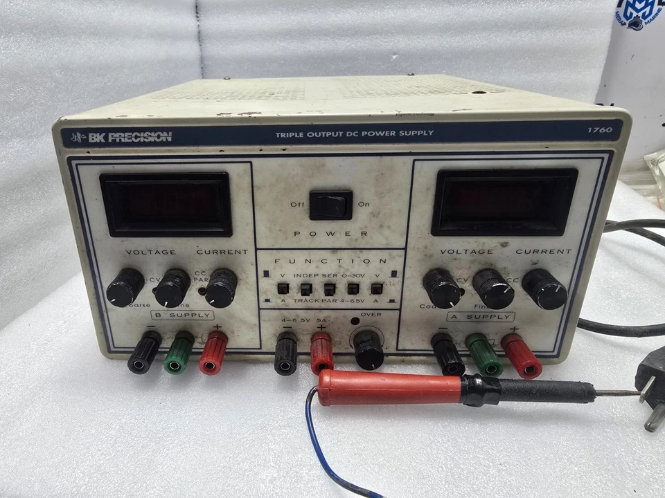 BK Precision 1760 Triple Output DC Power Supply 120V 60Hz 350W - Image 2 of 4