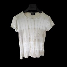 Y2K Tryst by Matthew PM Tie Dye Stripe T-Shirt Vintage Olive Cotton USA Made
