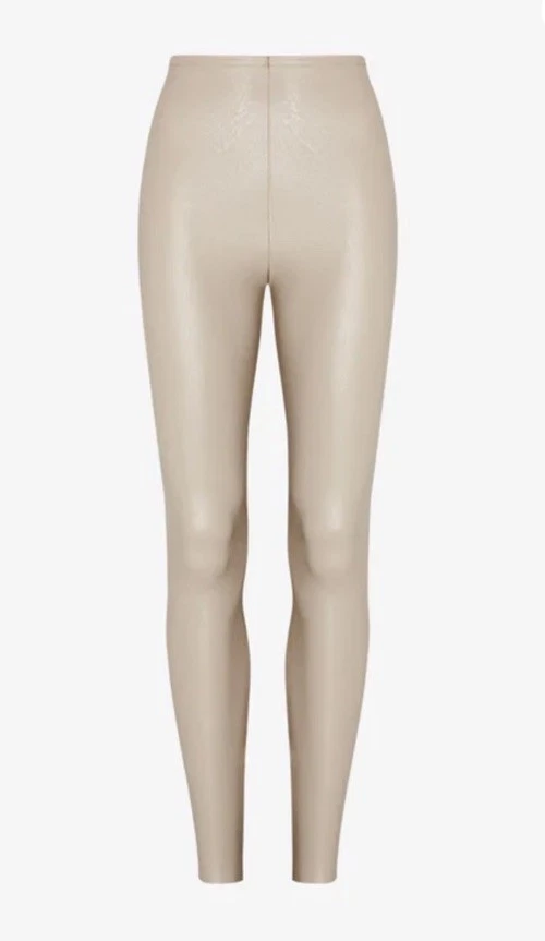 Commando Women’s Faux Leather Leggings Beige Size Small - Image 4 of 4