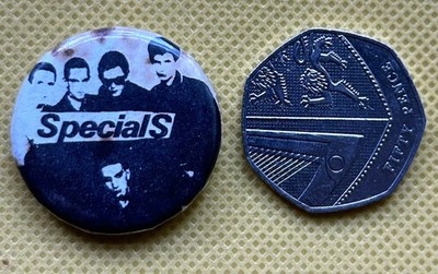 The SPECIALS Original Unusual Lapel Pin Badge Ska 2 Tone  