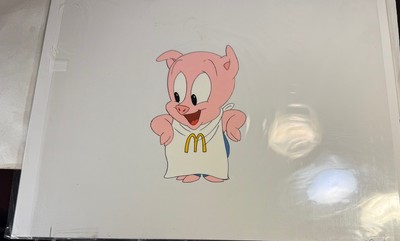 1991 MCDONALD'S TINY TUNES HAMTON J.  # 6 ANIMATION CEL TELEVISION COMMERCIAL
